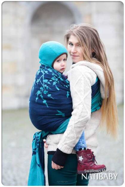Swallows Marine, RING SLING, [100% cotton] baby wrap, baby wraps, babywearing, wrap, wraps, for children, for child, sling, slings, baby sling, baby slings