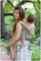 Lehtia Aquamarine, WRAP, [50% linen, 50% cotton] baby wrap, baby wraps, babywearing, wrap, wraps, for children, for child, sling, slings, baby sling, baby slings